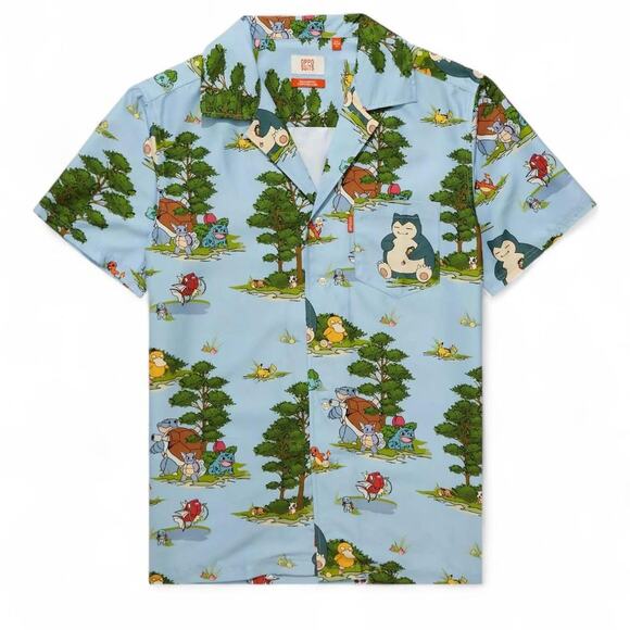 Pokemon button up - Picture 1 of 6